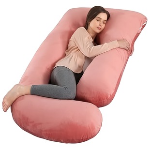 2025 New Cross-Border Dropshipping J-Shaped Pillow Party Lying Pillow Dog Pillow Pregnant Women Pillow