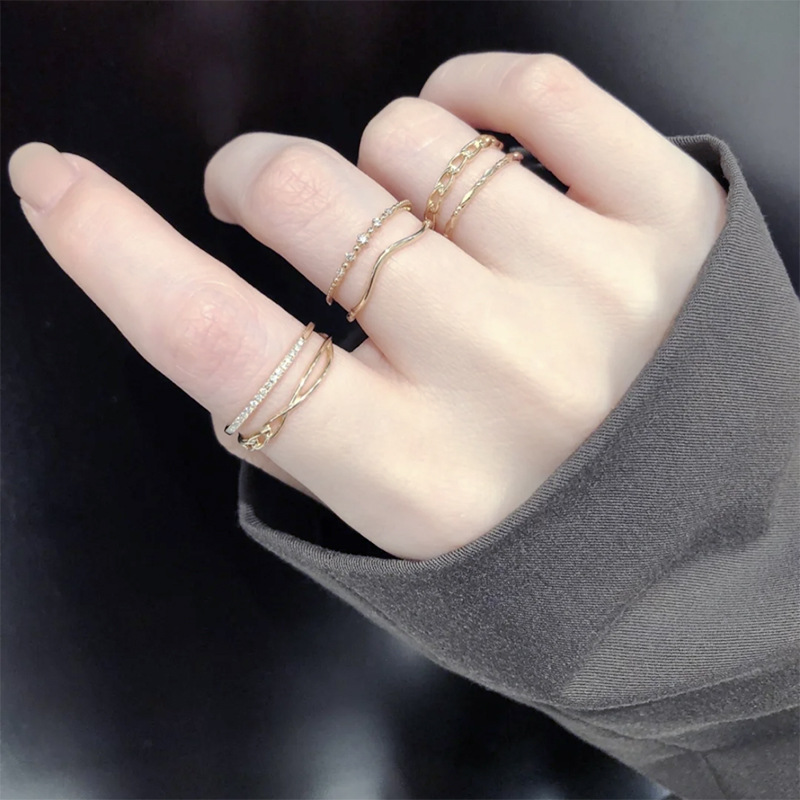 1g Weight Rings Classification 5, 6, 7, 8 Ring Size 1 Piece Quantity Holiday, Tea Party Occasion 925 Sterling Silver Material Geometric Pattern All Seasons Season Women's Gender Elegant, Simple Style Style 1 Piece 925 Sterling Silver Geometric Rings 12