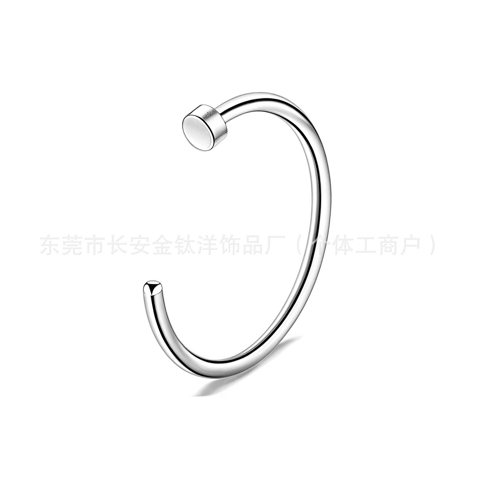 Pointed titanium steel lip stud product view