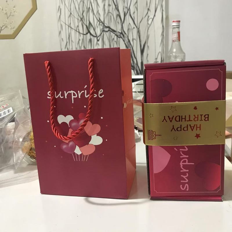 抖音同款惊喜弹跳红包盒子生日礼盒七夕红包情人节礼物折叠跳跳盒|undefined