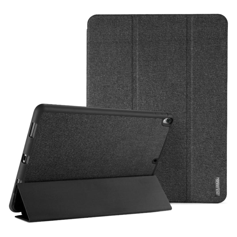 Dux para iPad 9,7 2018 funda protectora con ranura de pluma iPad 5/6/7 Tablet Funda de cuero resistente a la gota