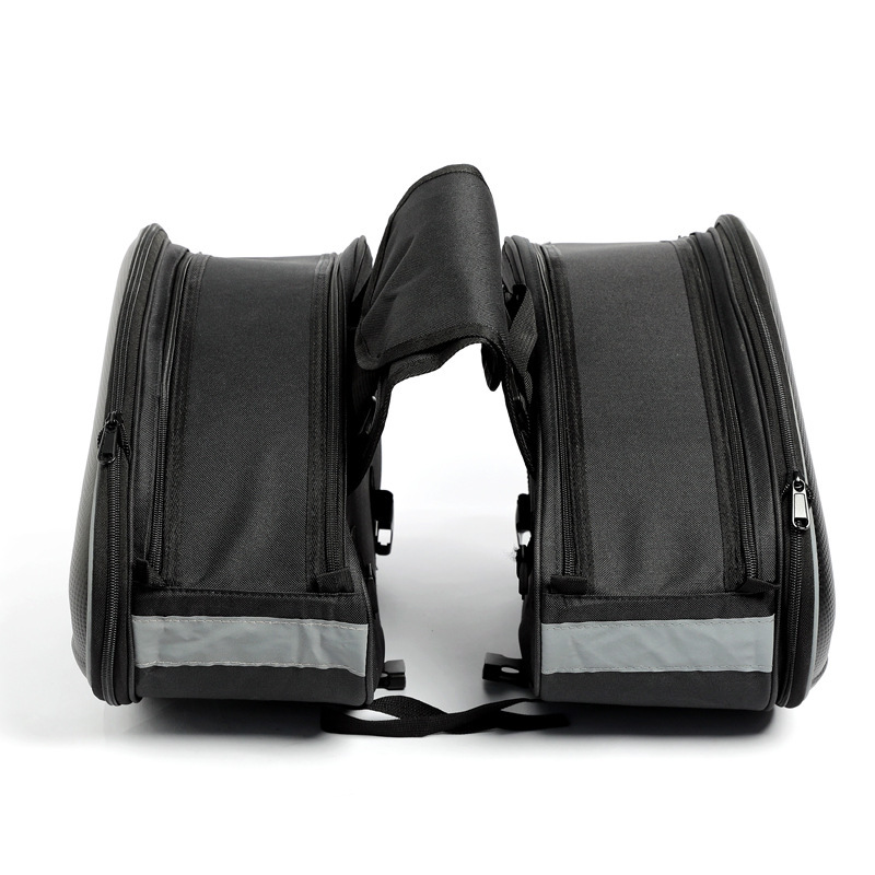 Motorcycle Saddle Bag, Helmet Bag, Waterproof Rear Seat Side Bag, Hanging Bag, Pannier Bag, Long-Distance Motorcycle Travel Luggage Bag, Motorcycle Equipment