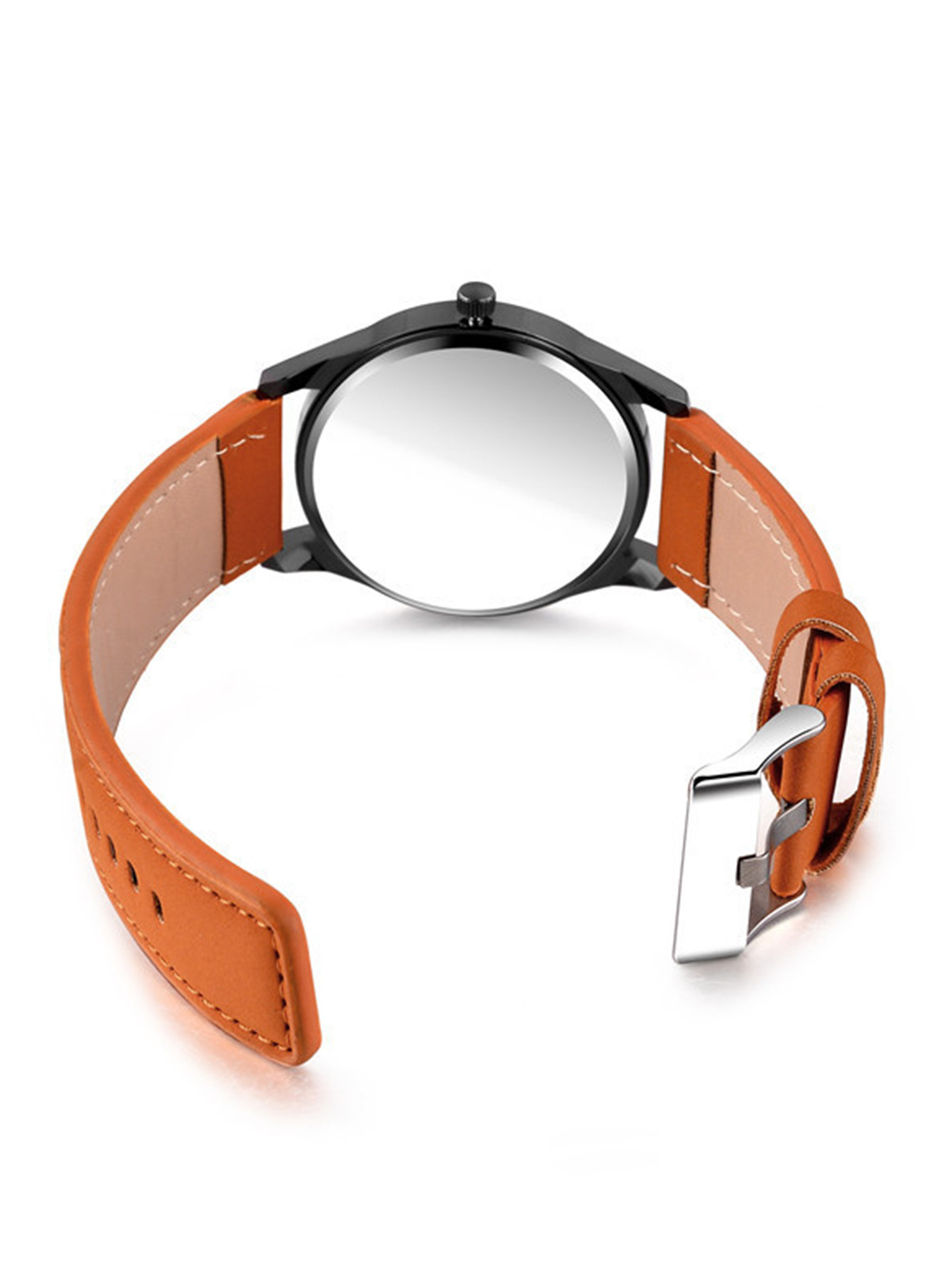 Minimalistisch heren quartz horloge met armband set_voghion.com