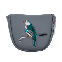 高尔夫球杆套帽套半圆推杆套方形杆头套磁铁闭合PU防水杆头保护套