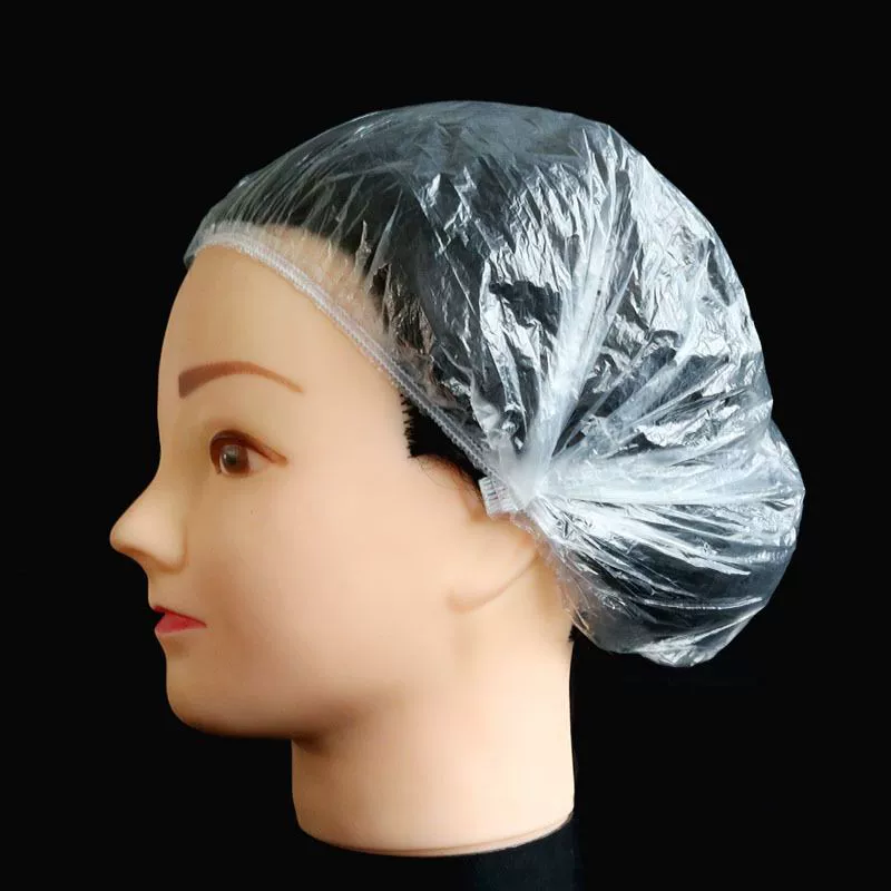 Одноразовая шапочка для душа для женщин, водонепроницаемая и маслостойкая, бытовая шапочка для купания с утолщенными волосами, шапочка для душа, туалетные принадлежности для гостиниц