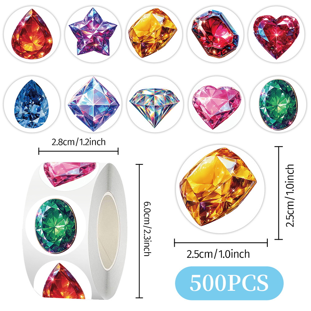 Cien tipos de dibujos animados pegatinas de animales rollo de recompensas para niños materiales didiy papelería cuaderno cinta adhesiva decoración