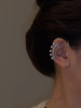 Brand small design earrings from pearl, cute ear clips, trend of season, Korean style, wholesale