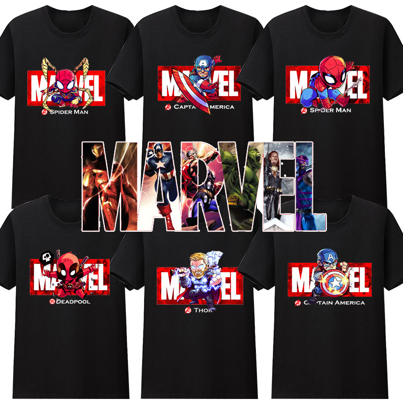 marvel's 10th anniversary Iron Man commemorative T-shirt men's and women's marvel joint clothes Avengers 4 short sleeve
