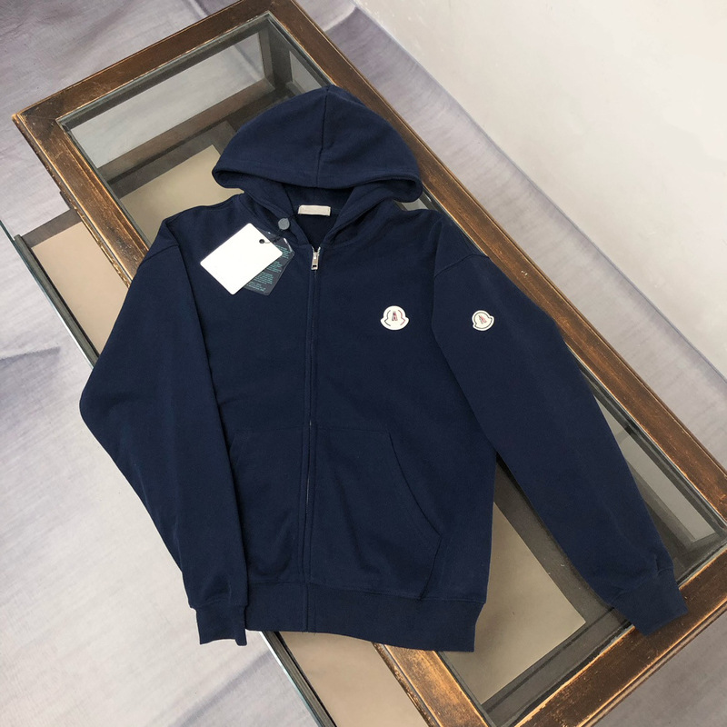 Autumn and Winter New Style Mengkoumiao Men's Hoodie Sweatshirt Cardigan Zipper Heavy Cotton Long-Sleeved Terry Sweatshirt for Men