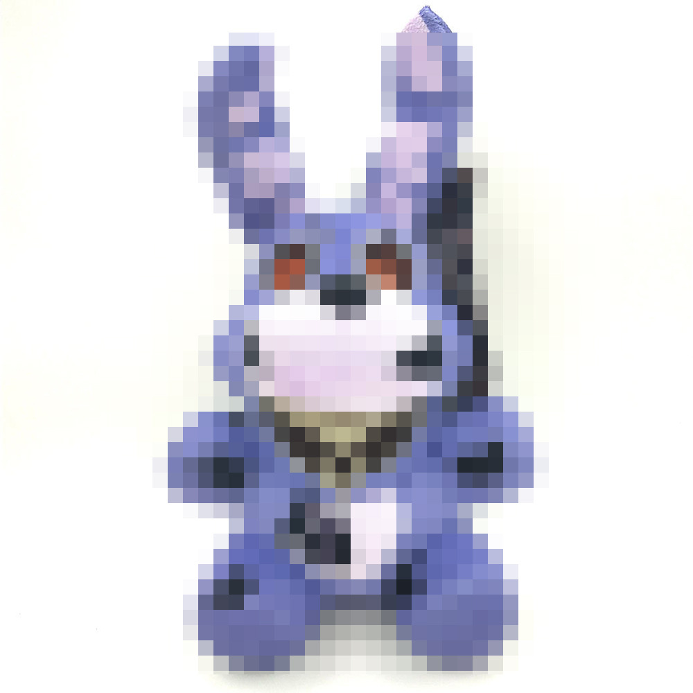 Mutated purple rabbit / 18cm