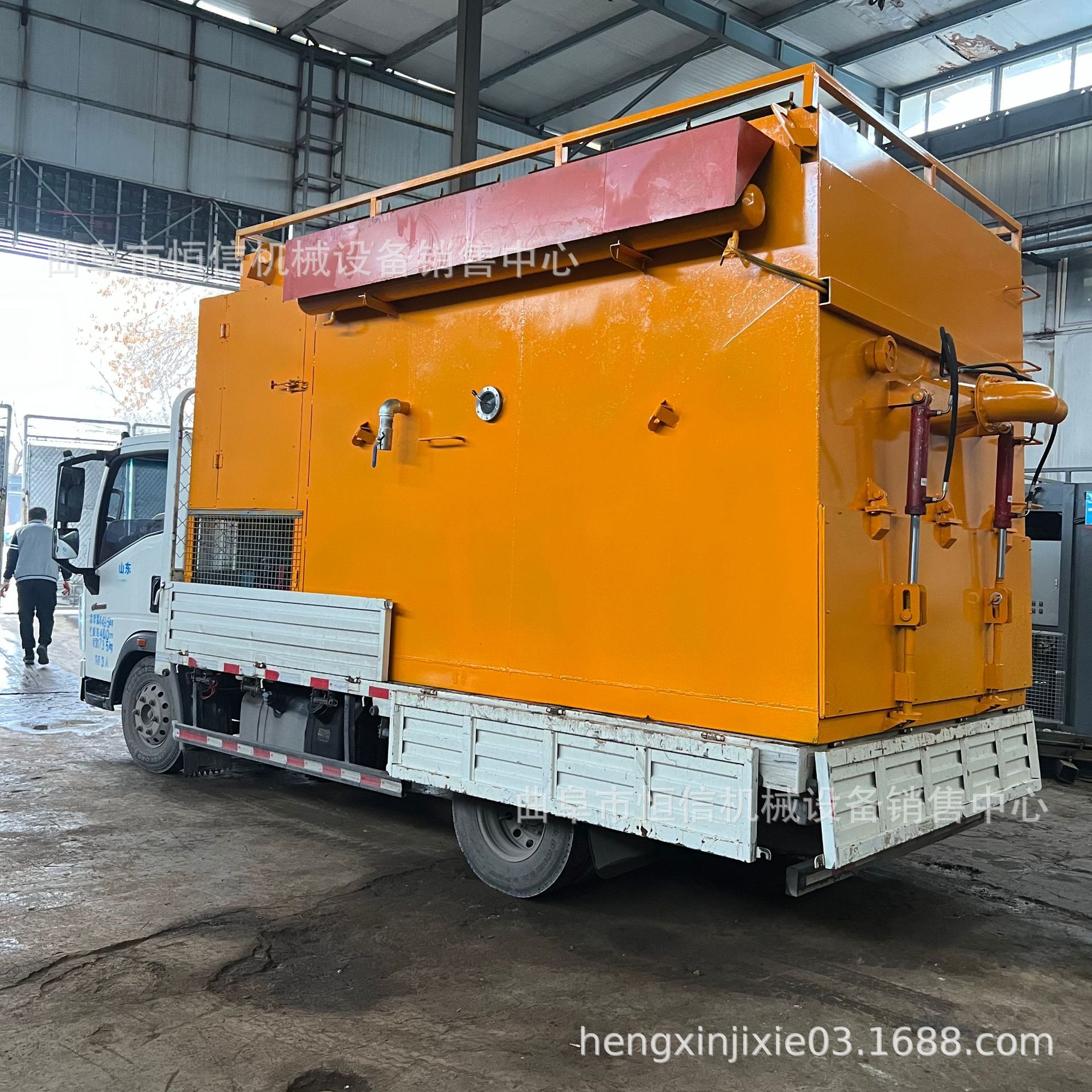 150m长电厂锅炉炉膛炉顶大包出灰负压吸尘车zcjb4.2m厂车载抽灰车