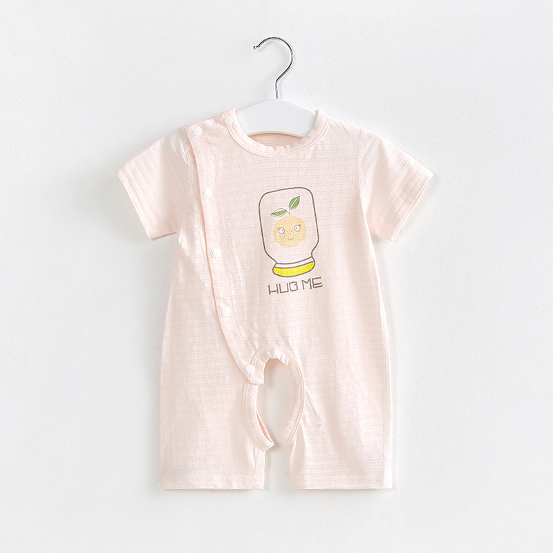 Bebé mono verano delgado de manga corta Niño mameluco Super lindo aire acondicionado recién nacido Ropa niños y niñas Bebé Ropa de verano