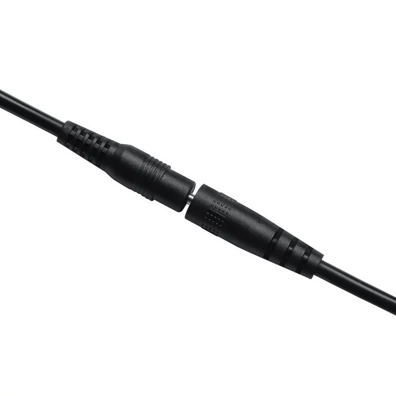 DC, copper black power cable, extender, custom-made