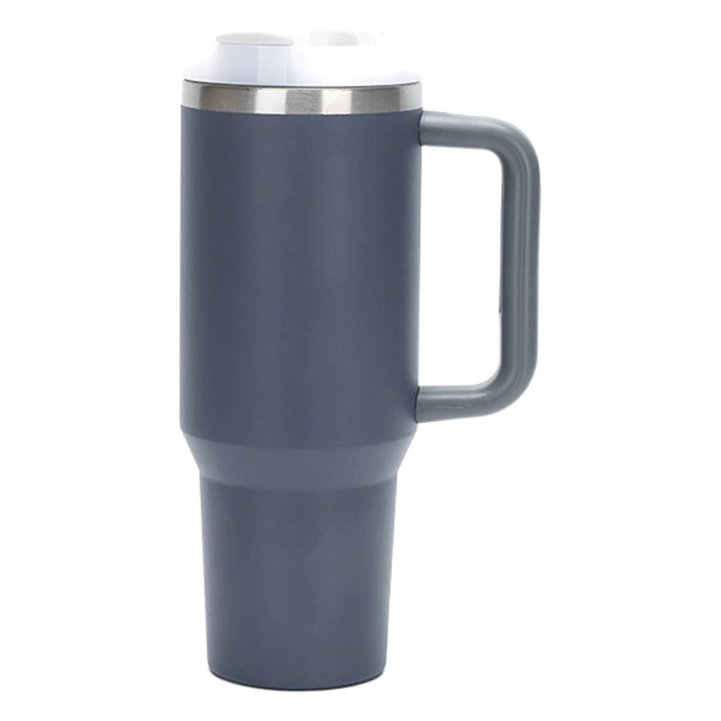 Amazon Новая нержавеющая сталь 40 унций второе поколение Ручка чашка большой емкости вакуумная Автомобильная чашка портативная чашка соломы мороженого