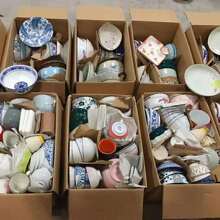 库存陶瓷尾货碗盘碟子杯子地摊1.2元一件居家日用陶瓷摆地摊杂货