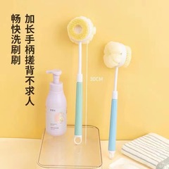 伸縮可能な長い柄の柔らかい毛の入浴ブラシ多機能の入浴ブラシ