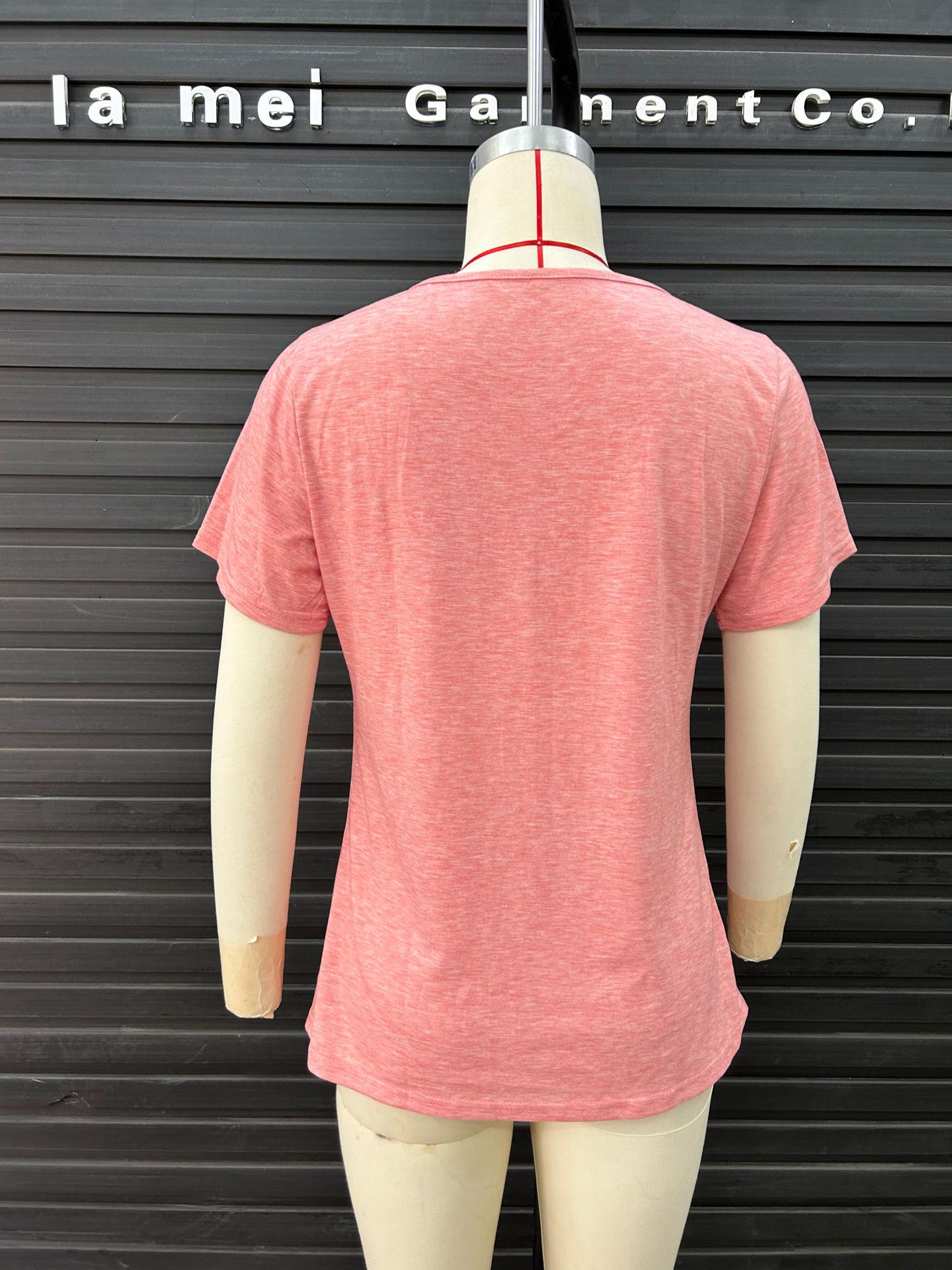 Frau T-Shirt Kurzarm T-Shirts Patchwork Einfacher Stil Einfarbig display picture 2