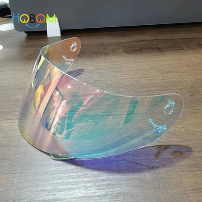 locomotive full helmet windshield protective — Dəbilqə (Kaska) aksesuarları - aurora-red