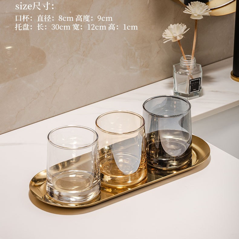 Trapezoidal family of three + metal tray 3 compartments