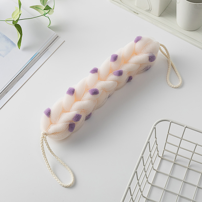 女性用の大きなリボンバスボール50g、学生用の非常に柔らかく泡立ちやすいバスボール、男性用のかわいいバスフラワー|undefined