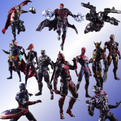 PAは鋼鉄のスパイダーマンを変えてアメリカの隊長の毒の可動の手に仕えます。