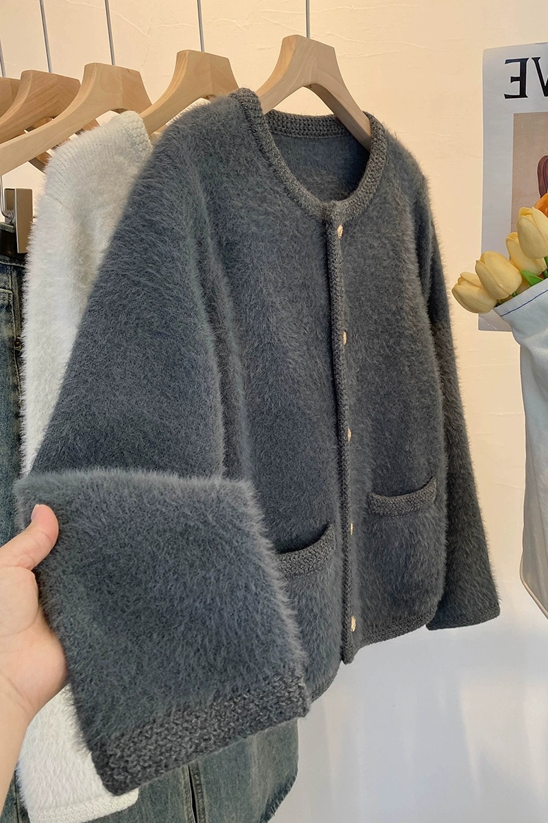 Single Breasted Placket Type Cotton, Spandex Fabric Type Women's Elegant Streetwear Solid Color Button Single Breasted Coat