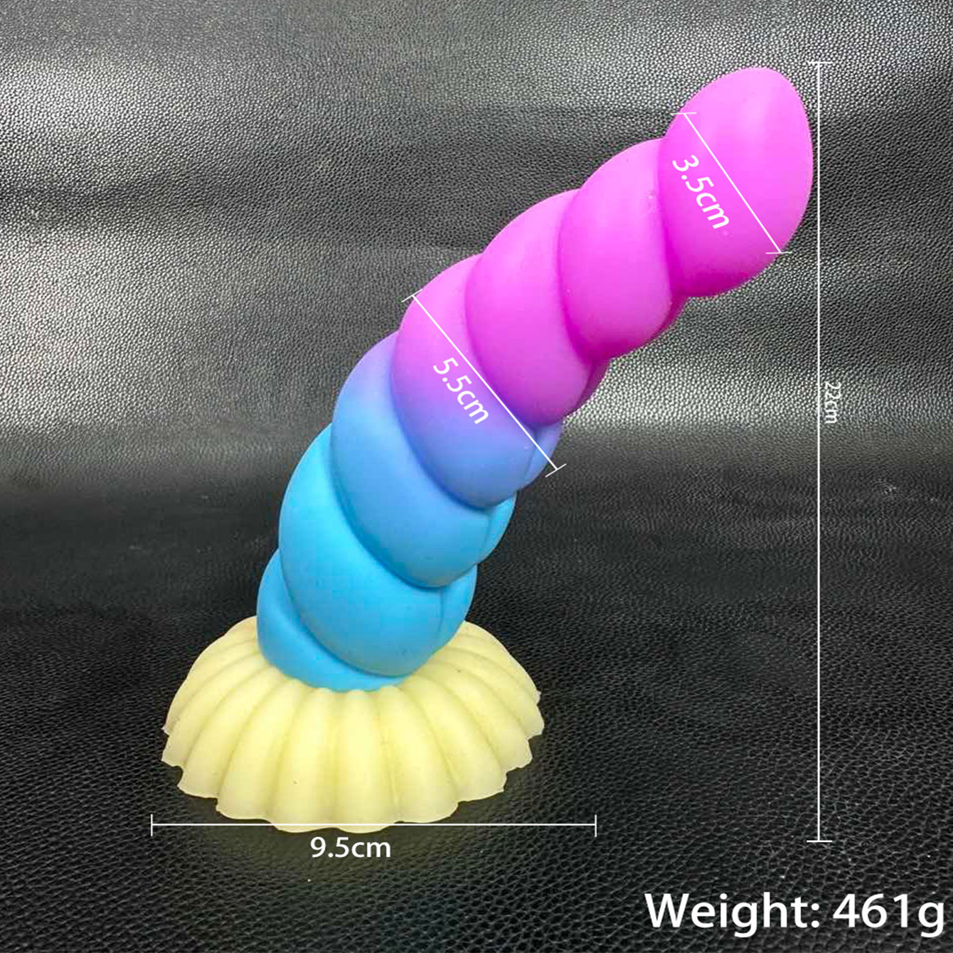 Shaped Silicone Anal Beads with Colorful Design for Adult Wellness — detail image 19