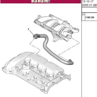 Soyutma sisteminin digər hissələri Citroen 1.6T crankcase