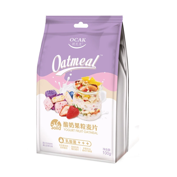 100g of yogurt fruit grain oatmeal