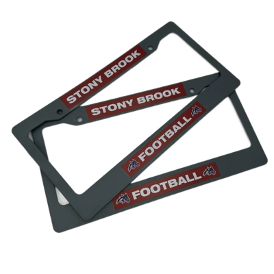 Plastic License Plate Frame, Football: License plate holder/license plate holder