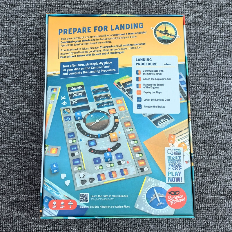 Английская версия Sky Team Two Tiahe Team Cooperation Communication Limit Card Leisure Party Board Board Board