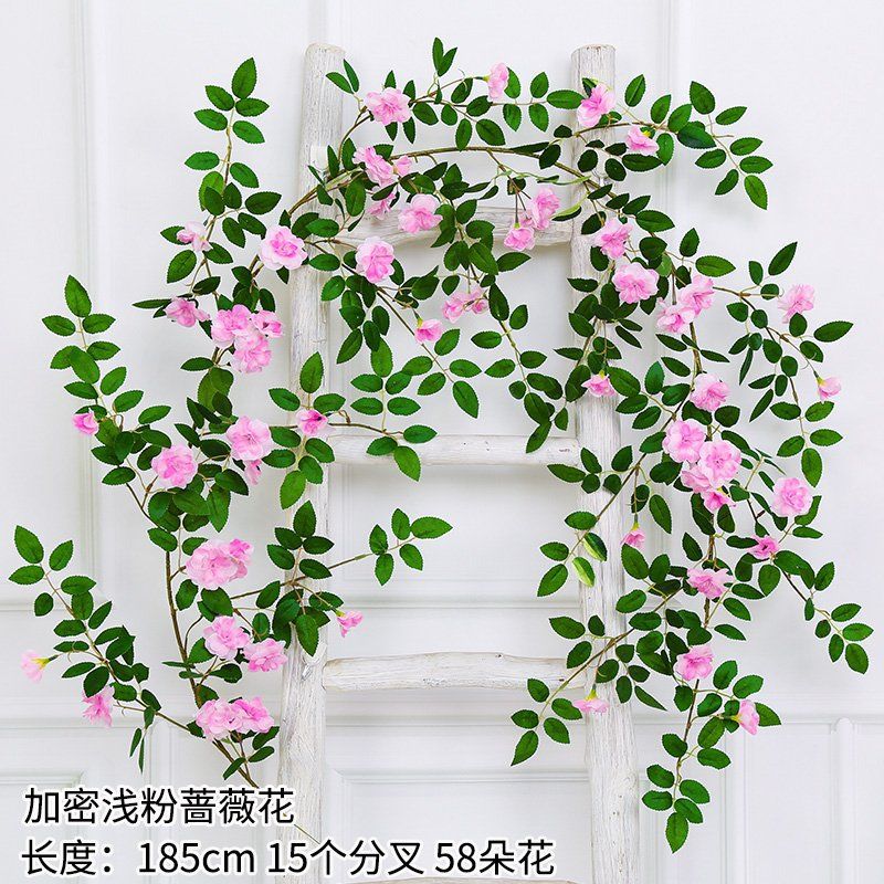 Cifrado extra grande rosa claro Rosa-58 flores