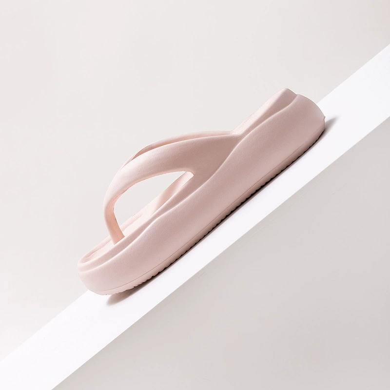 Summer flip-flops, thick EVA sole 5 cm, lightweight beach slippers, multiple sizes
