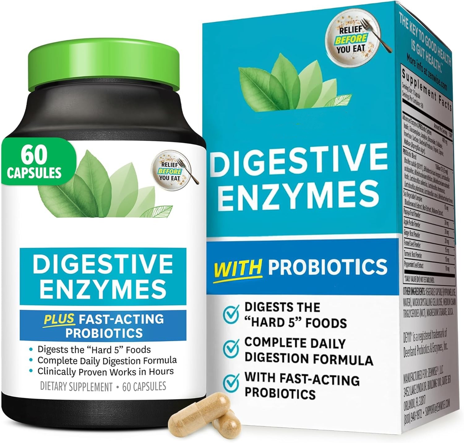 Compound magnesium capsules (white label) 60 capsules