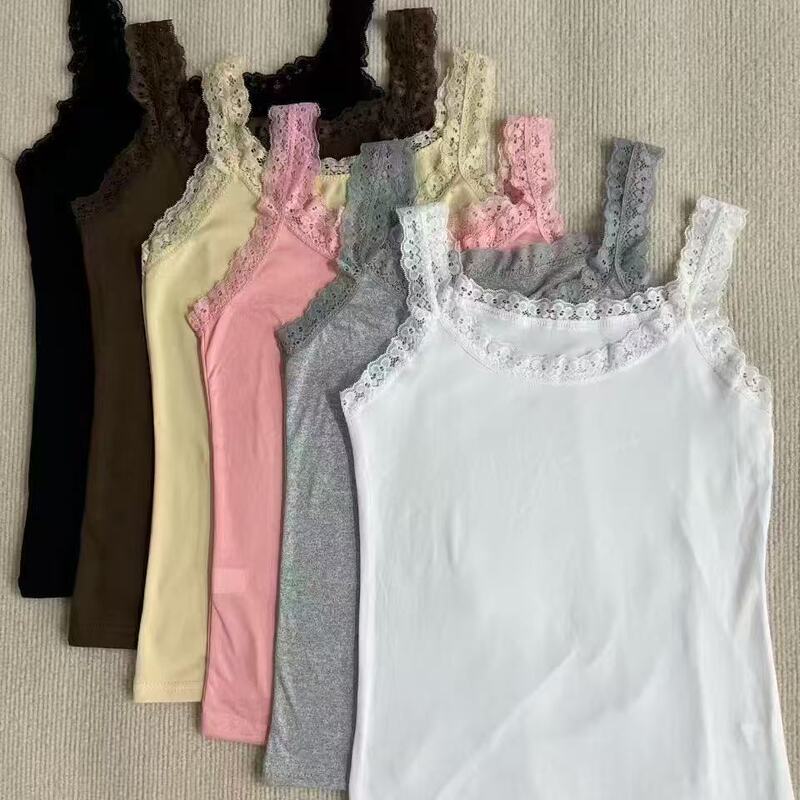European and American Cross-Border Plus-Size Camisole for Women, Slim-Fit Base Shirt, Sleeveless Top, Temu Supply Lingerie European and American Cross-Border Plus-Size Camisole for Women, Slim-Fit Base Shirt, Sleeveless Top, Temu Supply Lingerie
