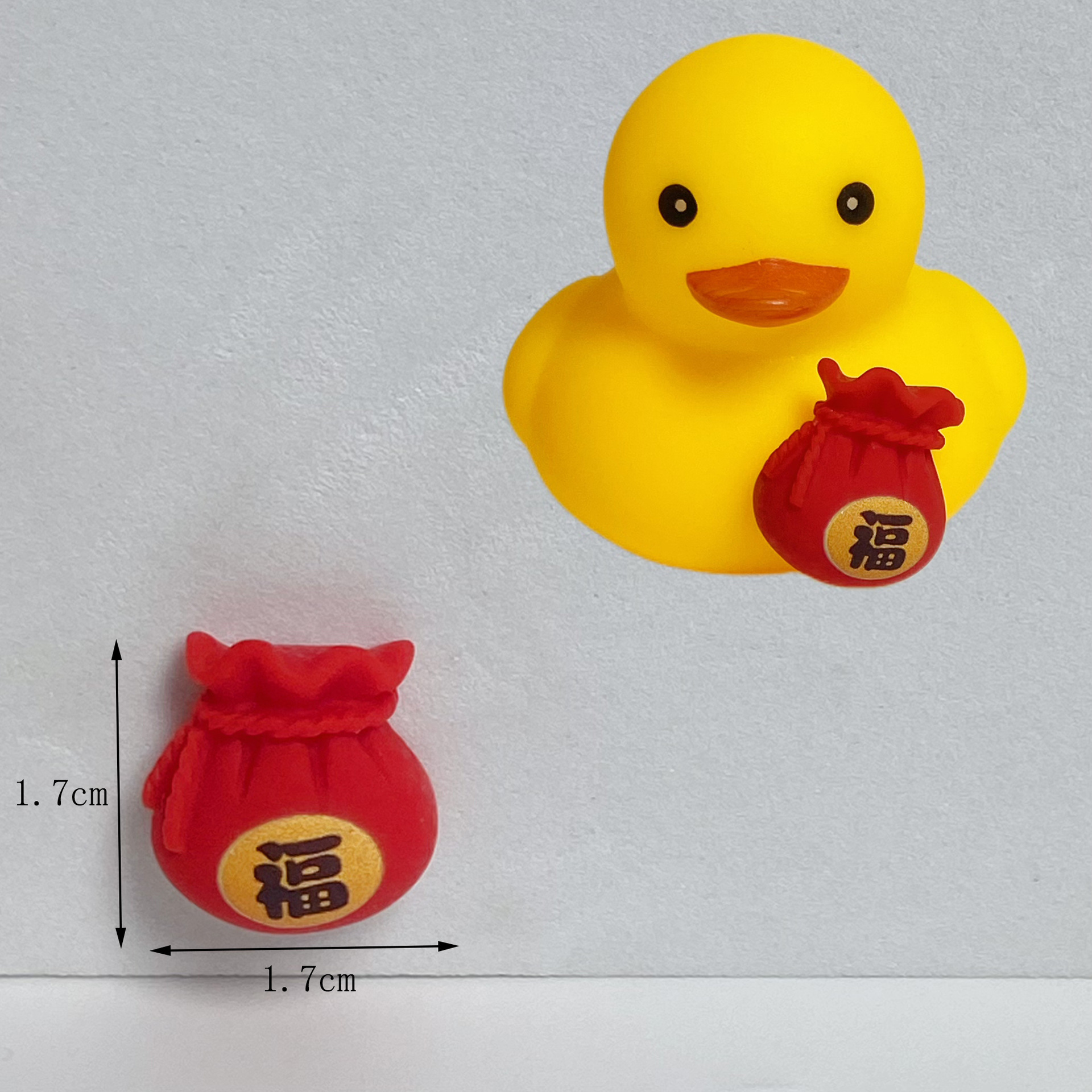 国境を越えた水小黄鴨部品アクセサリー8号アヒル帽子マフラー飾り手打レモンミルクティープレゼント