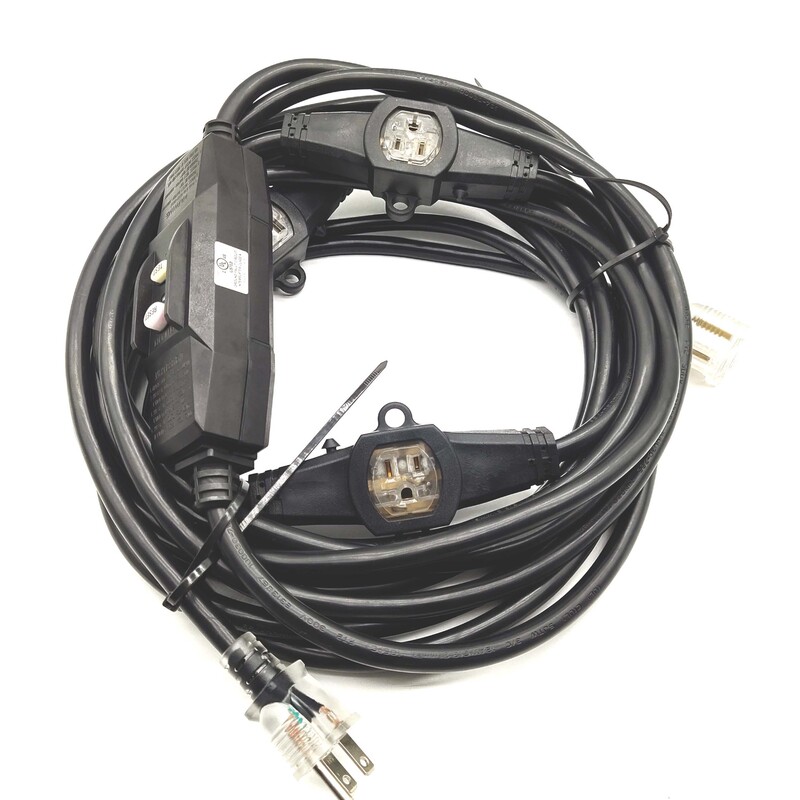 US gauge plug socket outdoor extension cord US standard power socket with leakage protector US gauge power cord