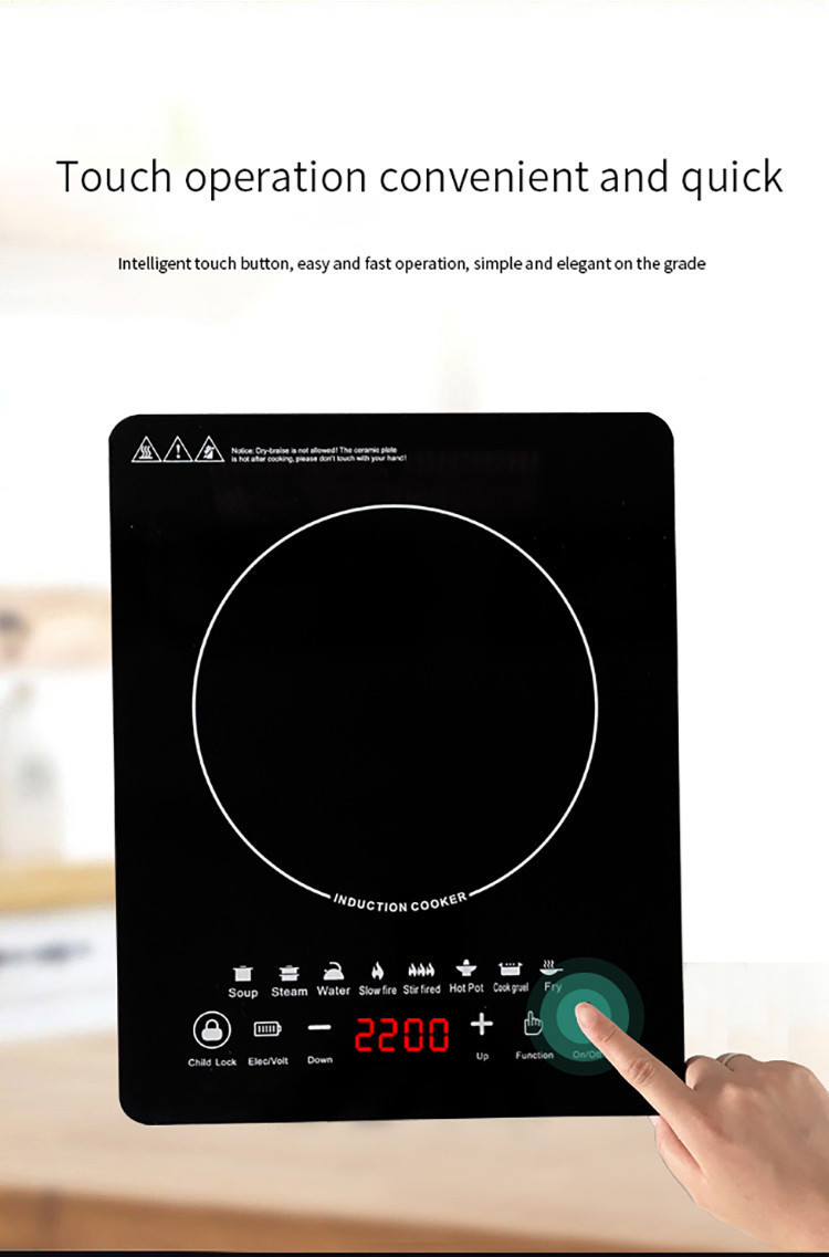 Household Cooker With Smart Touch Panel, High-power Induction Cooker, Multi-functional_voghion.com
