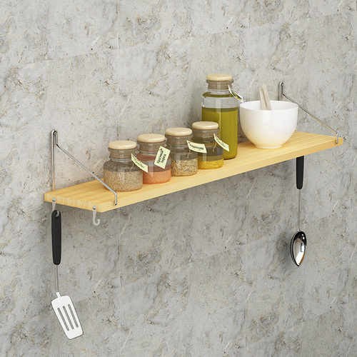 Wall rack without punching wall living room wall decoration wall hanging bedroom wall hanging bookshelf hanging one-word partition