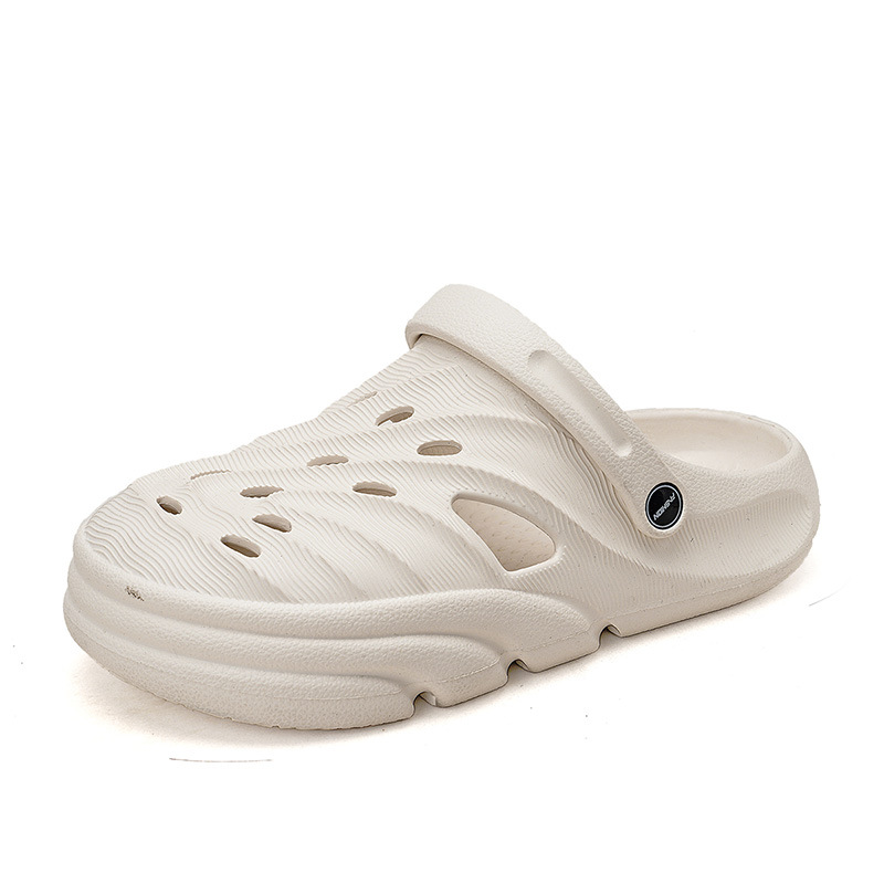 Verano nuevo anti-deslizante de fondo suave zapatos de agujero hombre zapatillas de playa al aire libre EVA zapatillas casuales antideslizantes