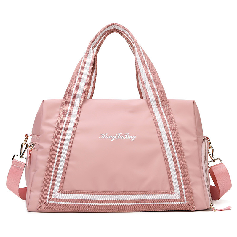 批發新款旅行包大容量健身包瑜伽收納袋幹濕分離鞋位斜挎包定制