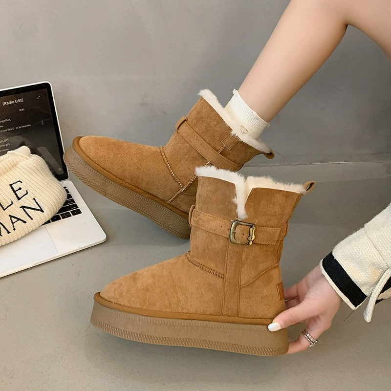 Winter keep warm footwear, boots platform