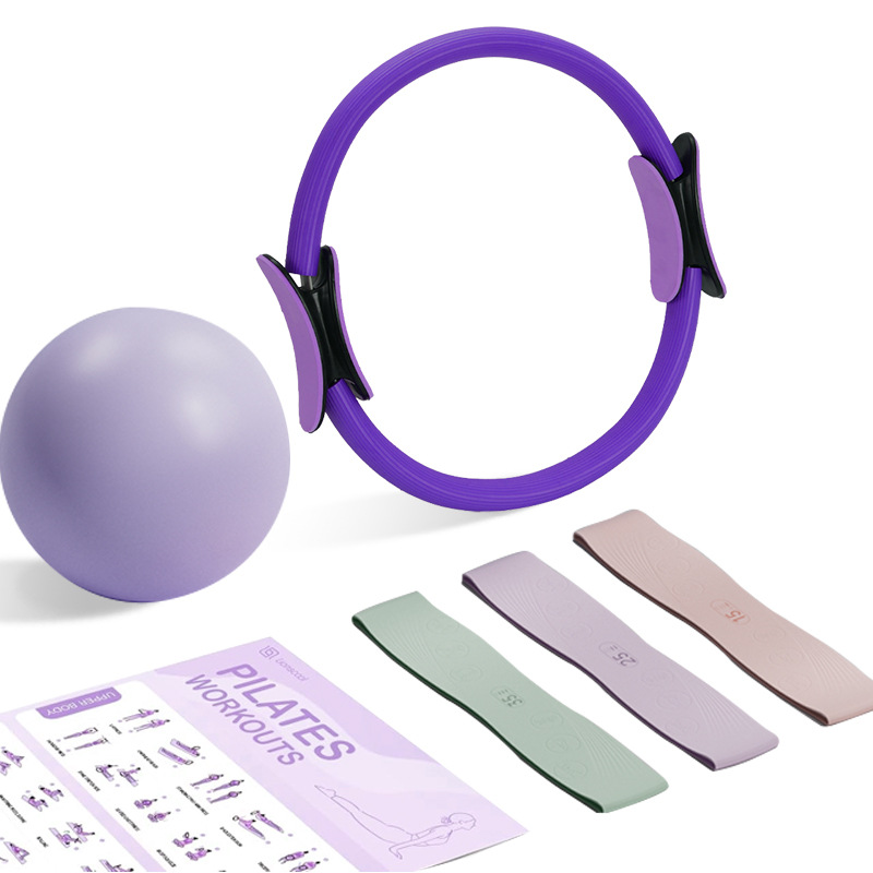 Equipo de asistencia de yoga Combinación de anillo de resistencia de la pierna Cinturón de resistencia de la cadera Pilates Bobo Bola Funda deportiva de fitness