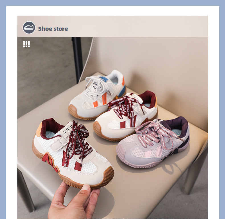 Baskets de running en mesh respirant pour garçons et filles légères_voghion.com