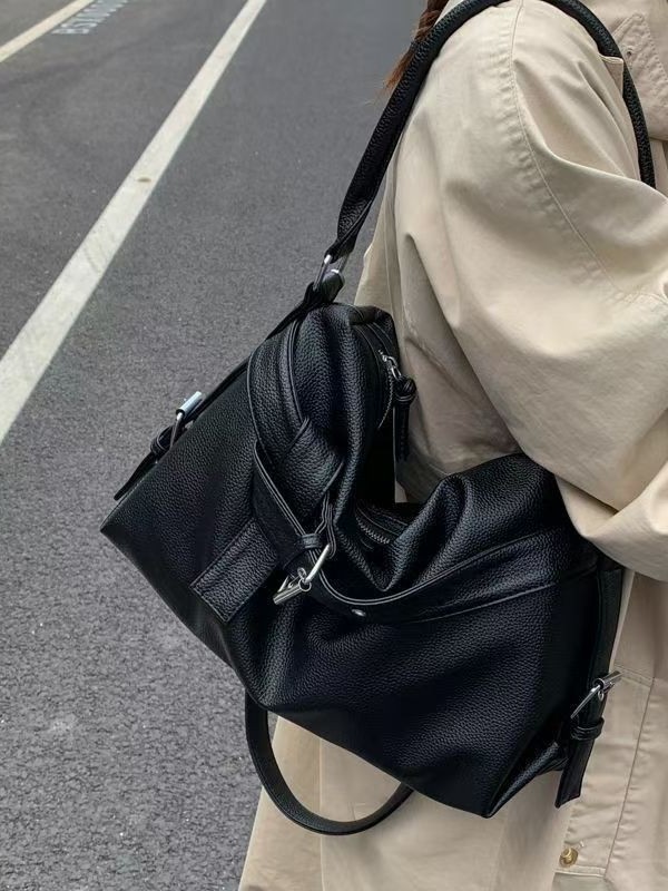 Large Bag for Women 2025 New Trendy Retro Tote Bag Fashionable Versatile Daily Shoulder Bag Large Capacity Crossbody Bag