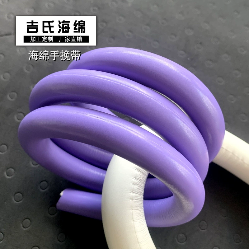 Ручка сумки Женская сумка с губчатой полоской губка материал круглой формы губка ручная ручная резка