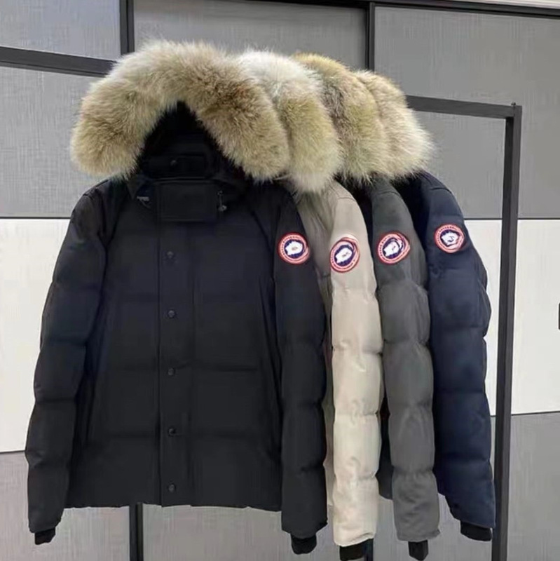 New High-End Authentic Canada Goose Large Pocket Parka Jacket for Men and Women, Couple's Style, Hooded, Thickened, Warm, Windproof Coat New High-End Authentic Canada Goose Large Pocket Parka Jacket for Men and Women, Couple's Style, Hooded, Thickened, Warm, Windproof Coat