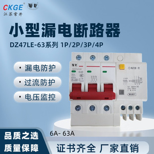 Huaxia Small Leakage Circuit Breaker Dz47Le-63 Series Household Switch One Phase ~ Four Phase