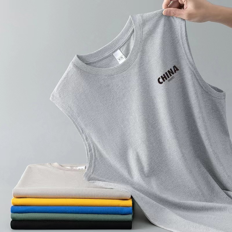 Chaleco de Cuello Redondo para Hombre de Poliéster para Verano y Deportes