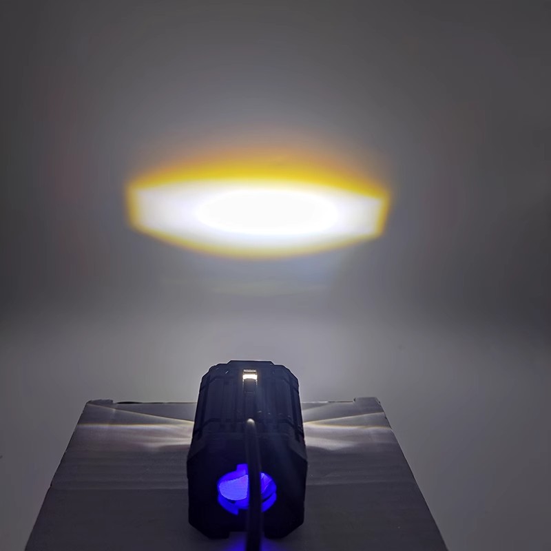 Motorcycle LED Spotlight Blast Flash Paving Road Near and Far Electric Vehicle Super Bright Light Tricycle External 12V85V Headlight